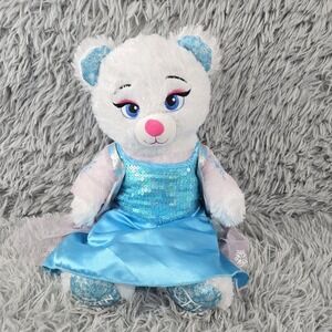 Build A Bear Disney's‎ Frozen ELSA Sparkle Bear Dress 17" Dated 08/14